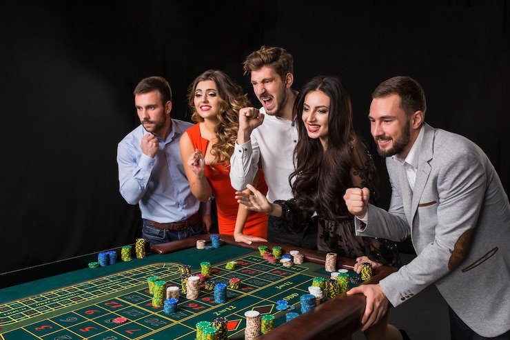 Antarmuka kontrol permainan Blueprint Gaming menampilkan tombol putar, pengaturan taruhan, dan riwayat pembayaran di villabet78